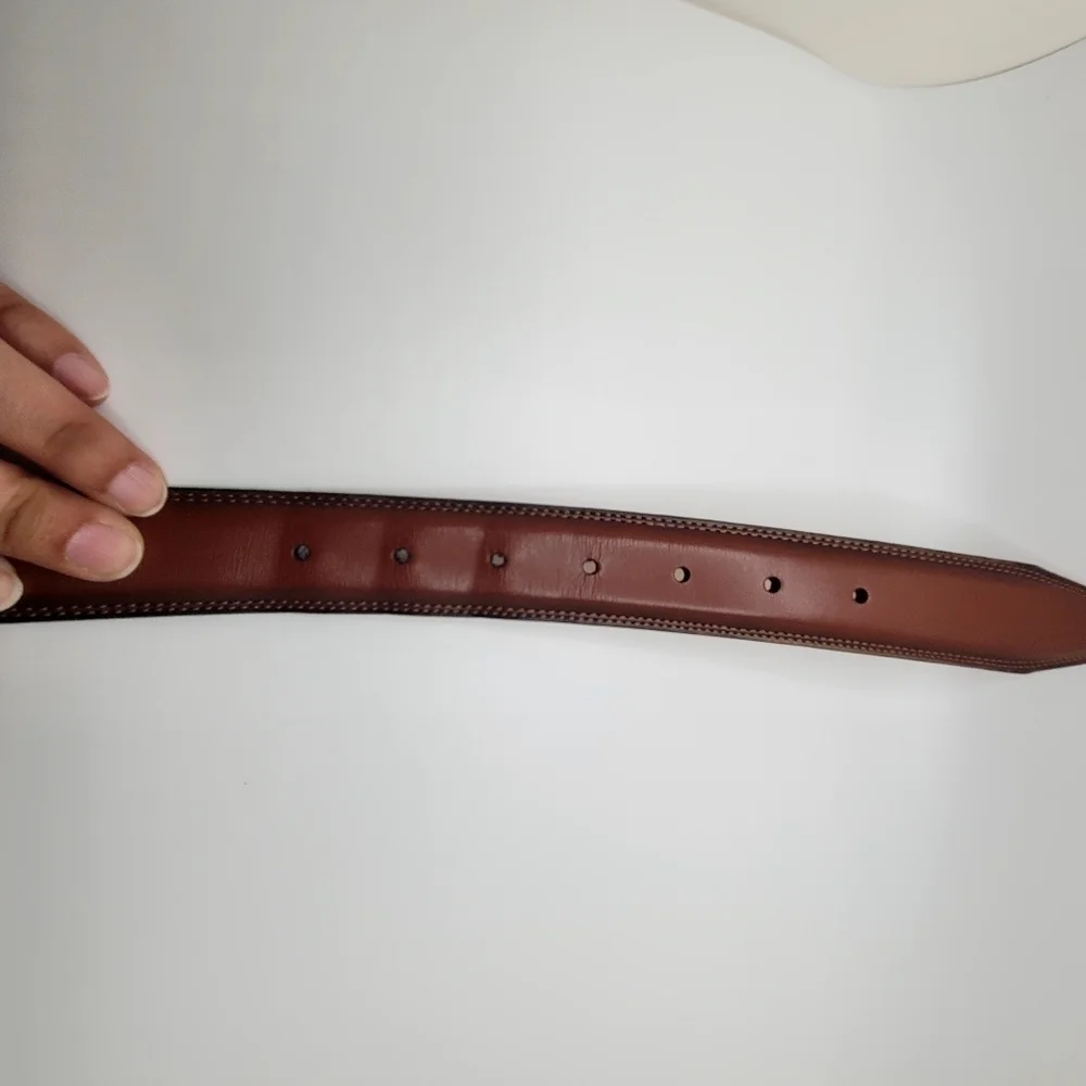 Terracotta Leather Belt